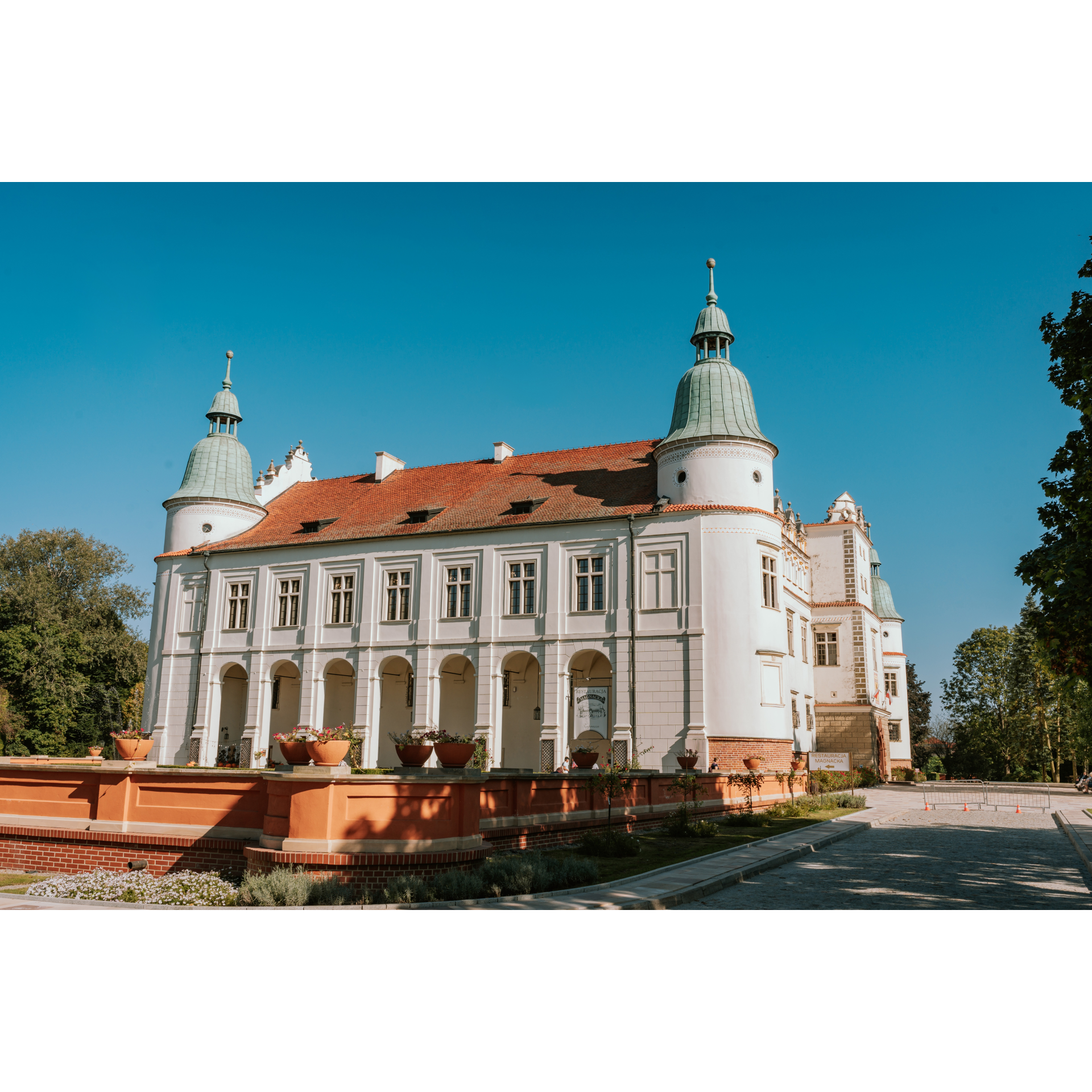 View of the castle from the square
