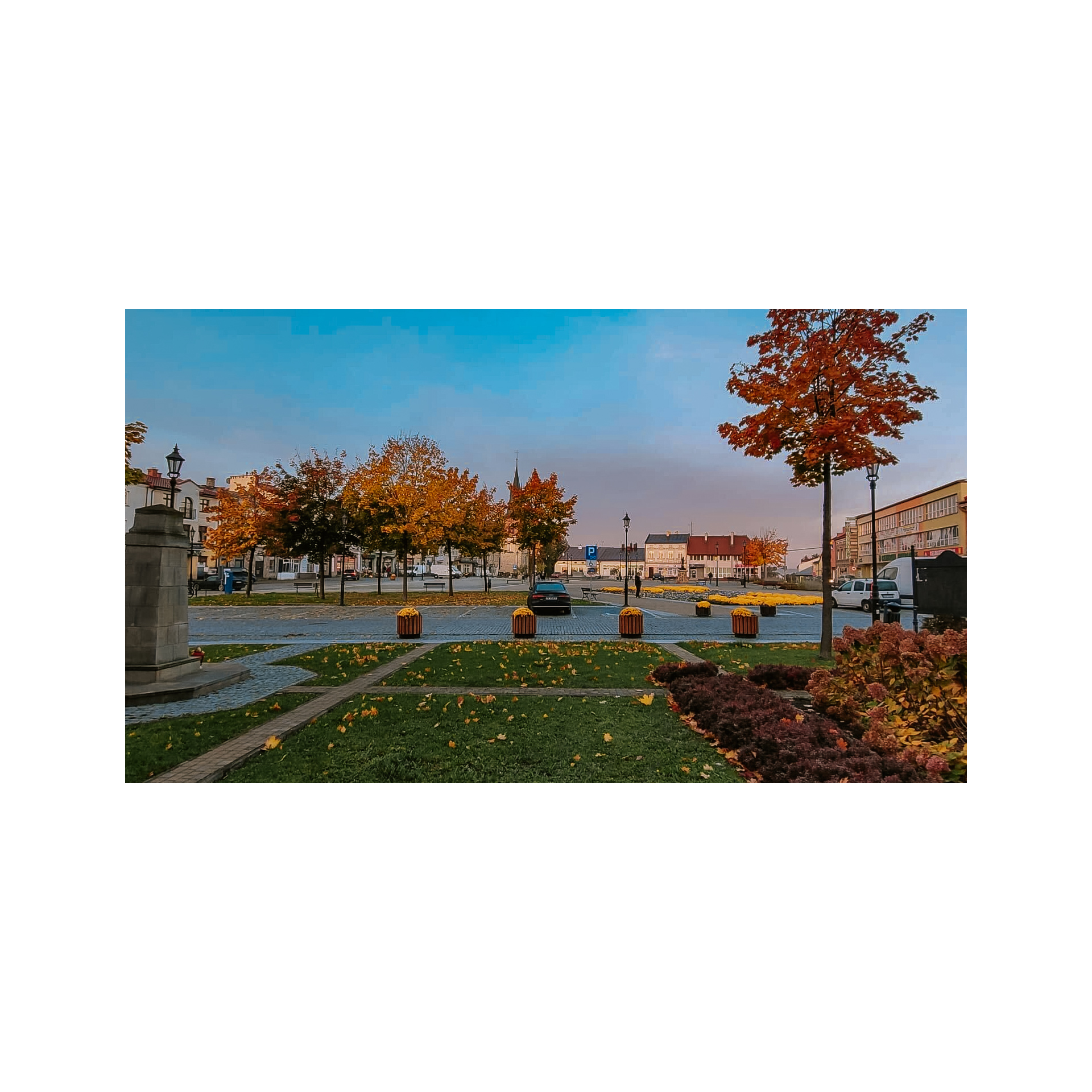 Market square in Strzyżów