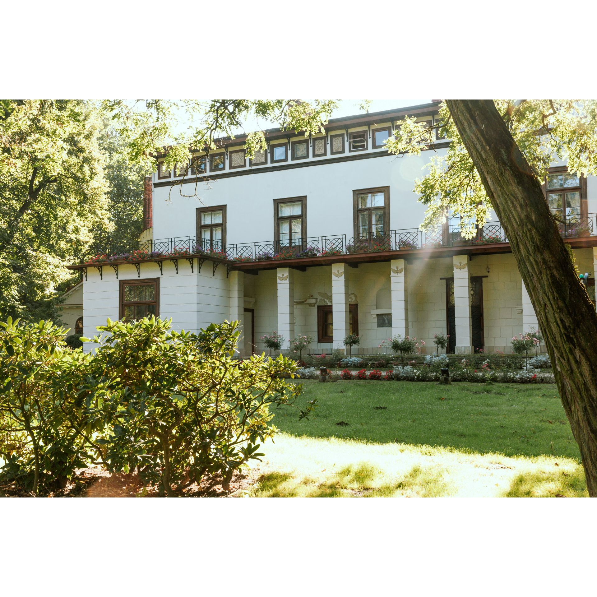 The museum seen from the garden