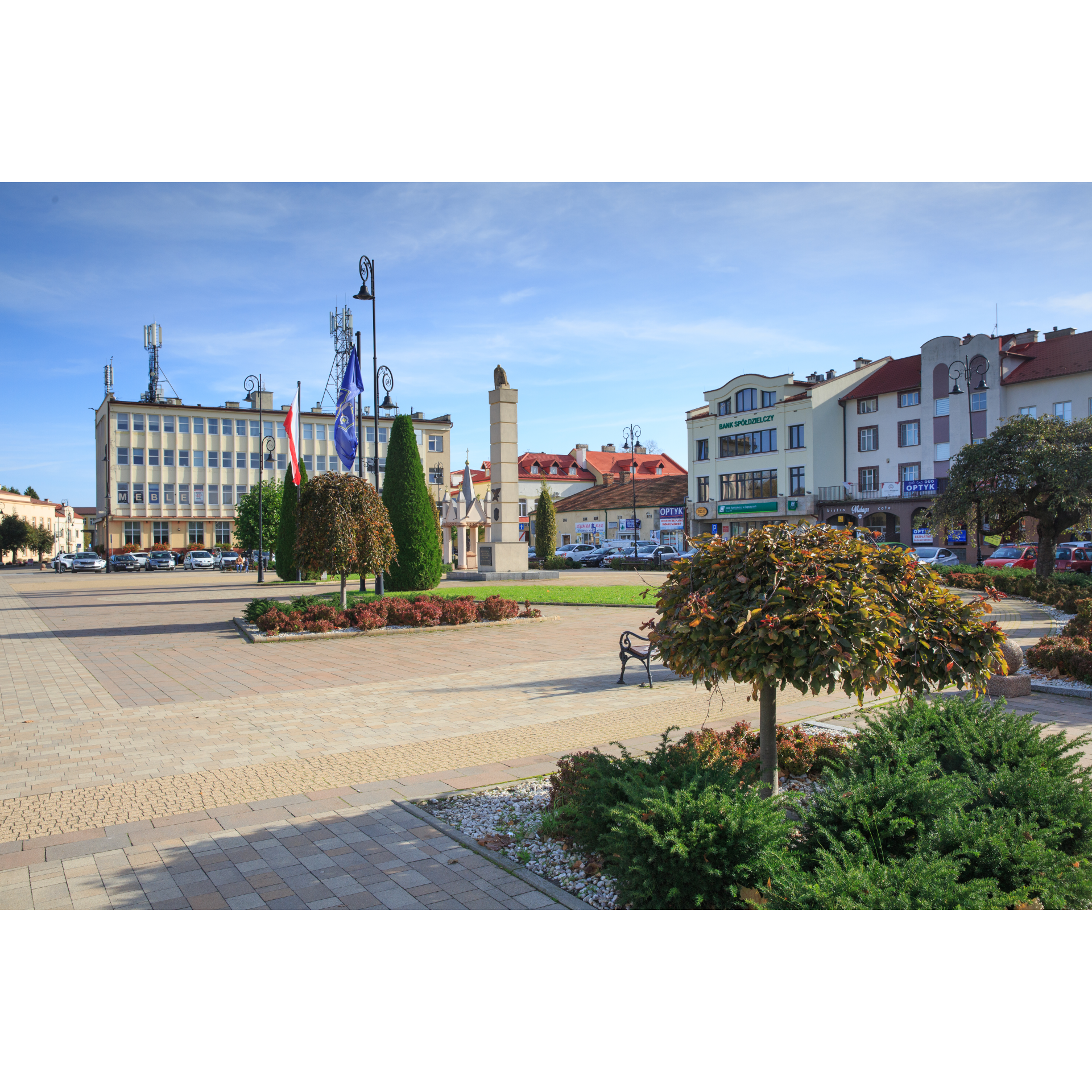 Market square in Ropczyce