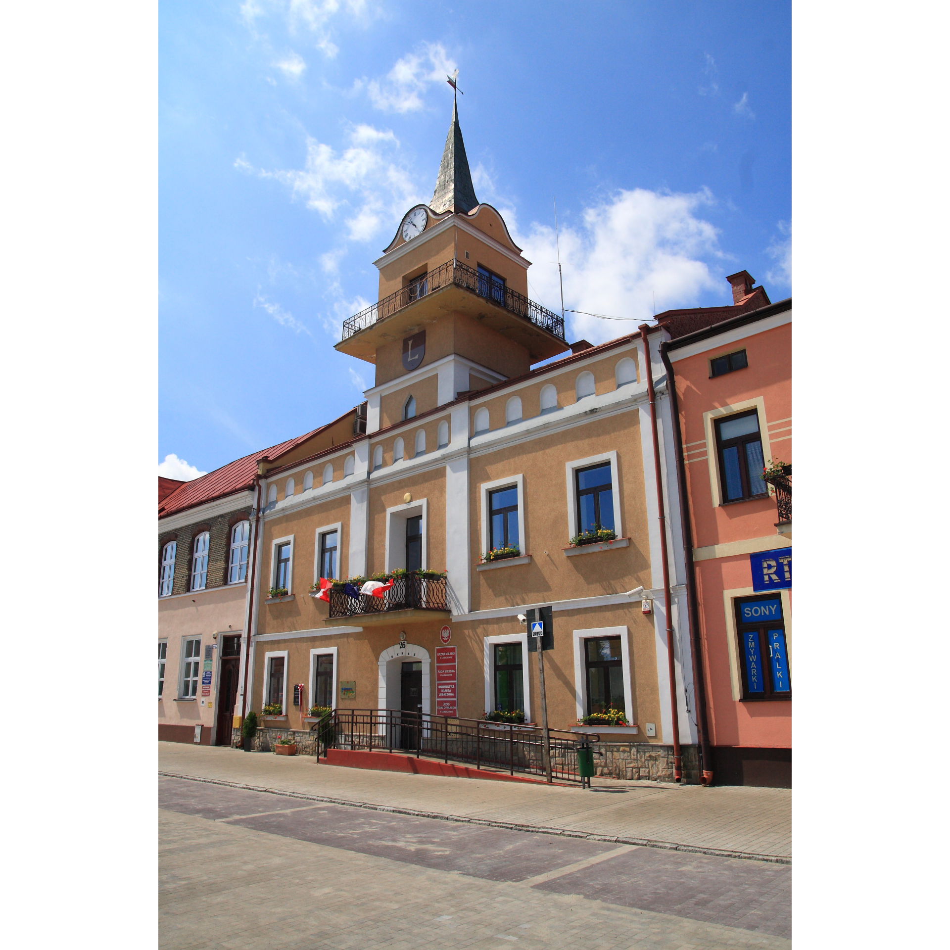 Rynek miejski w Lubaczowie