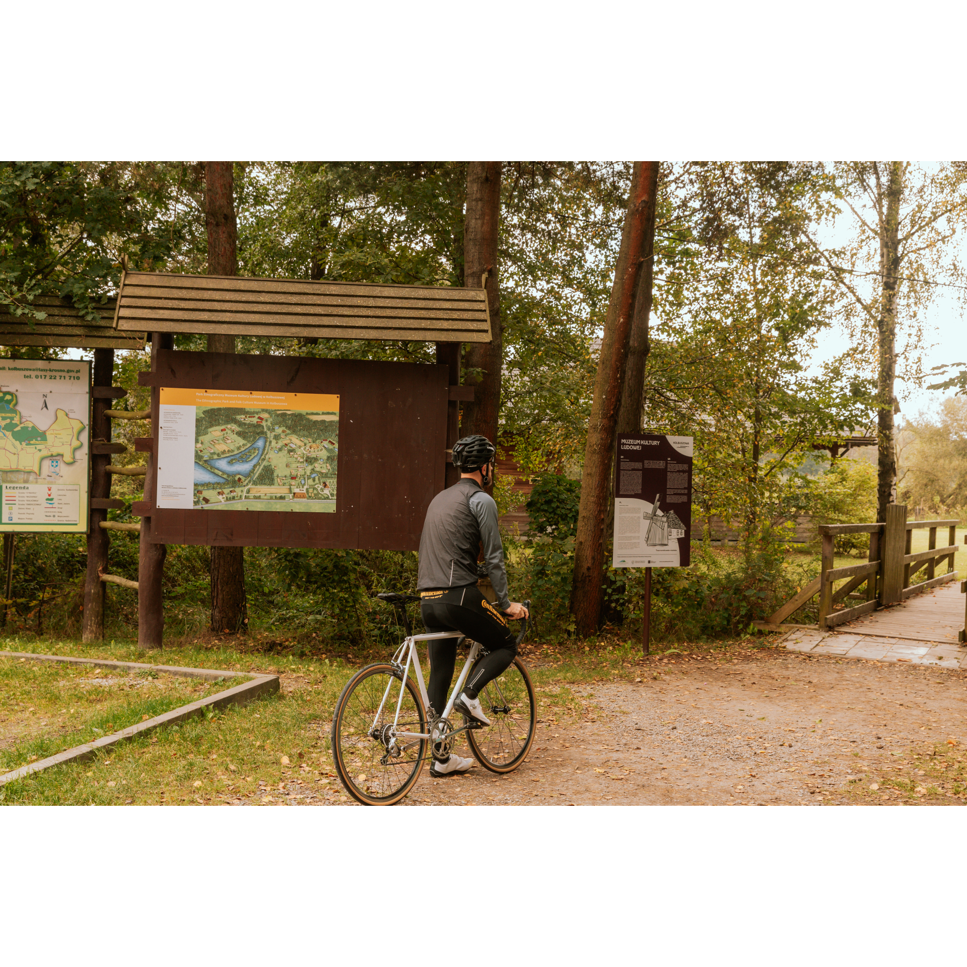 Bicycle route around the Zabłocie Nature Reserve
