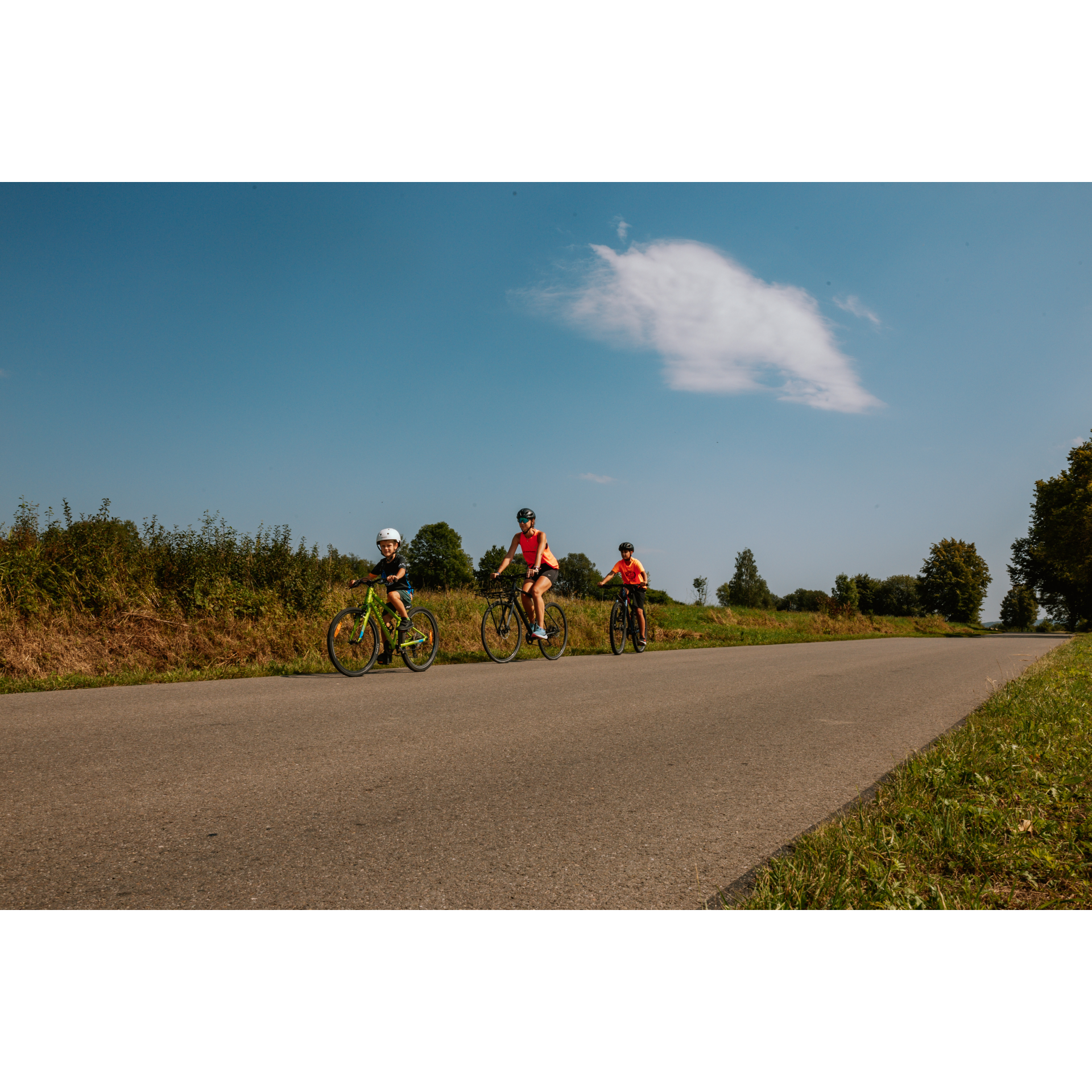 On the bicycle trail