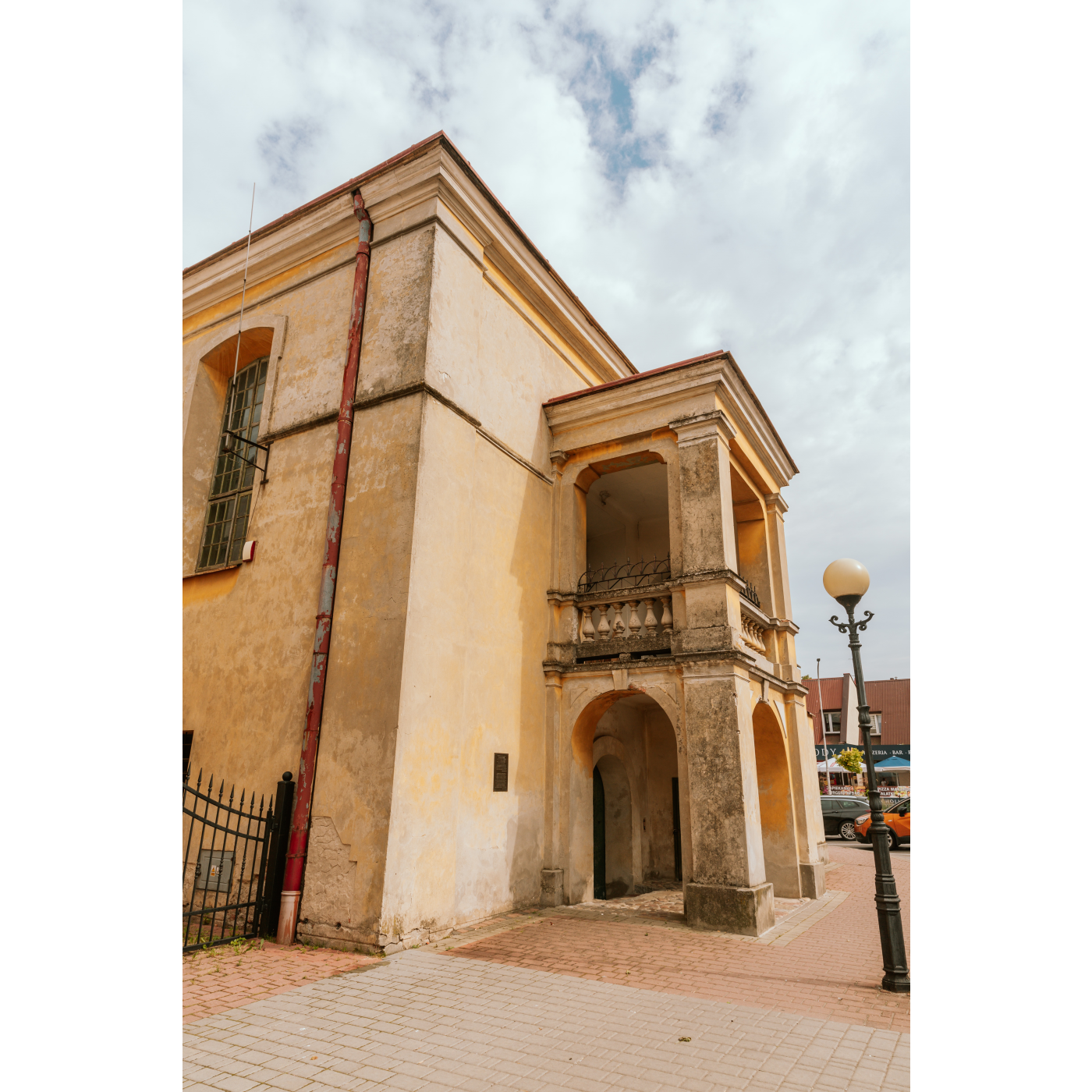 Entrance to the synagogue