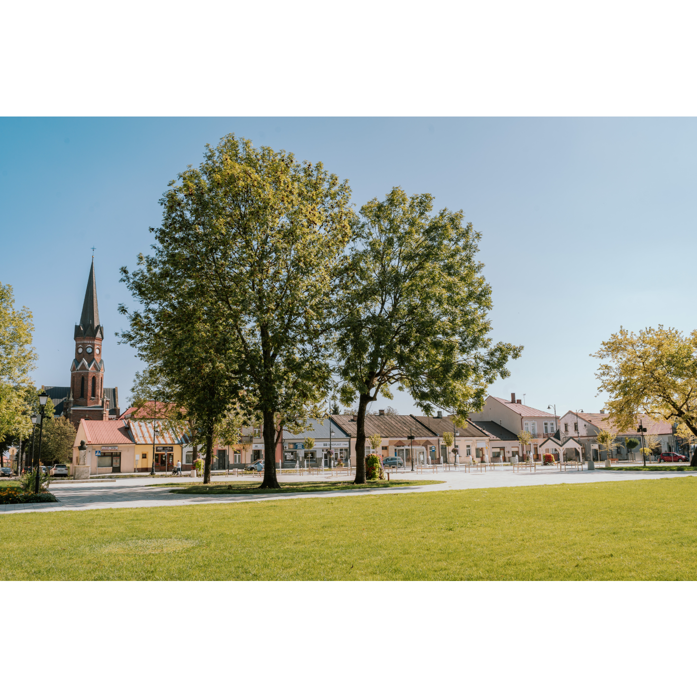 market square in Rozwadów