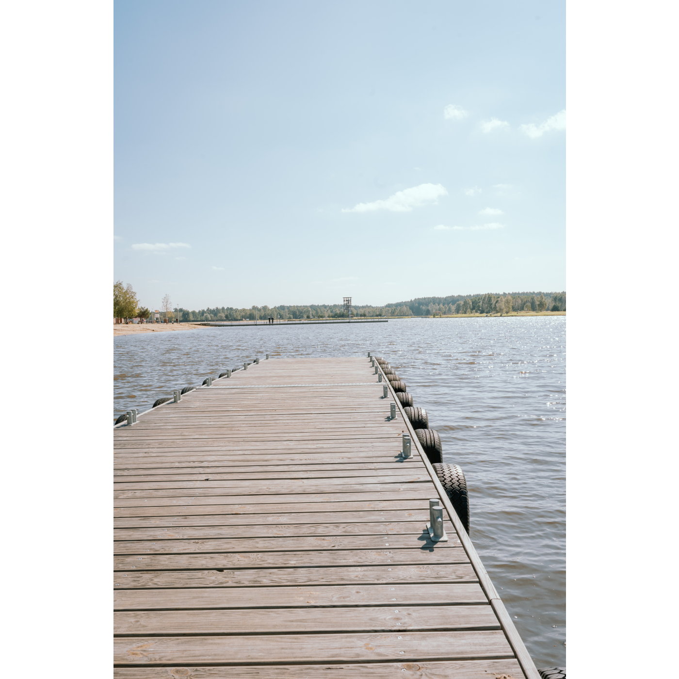 jetty on the reservoir