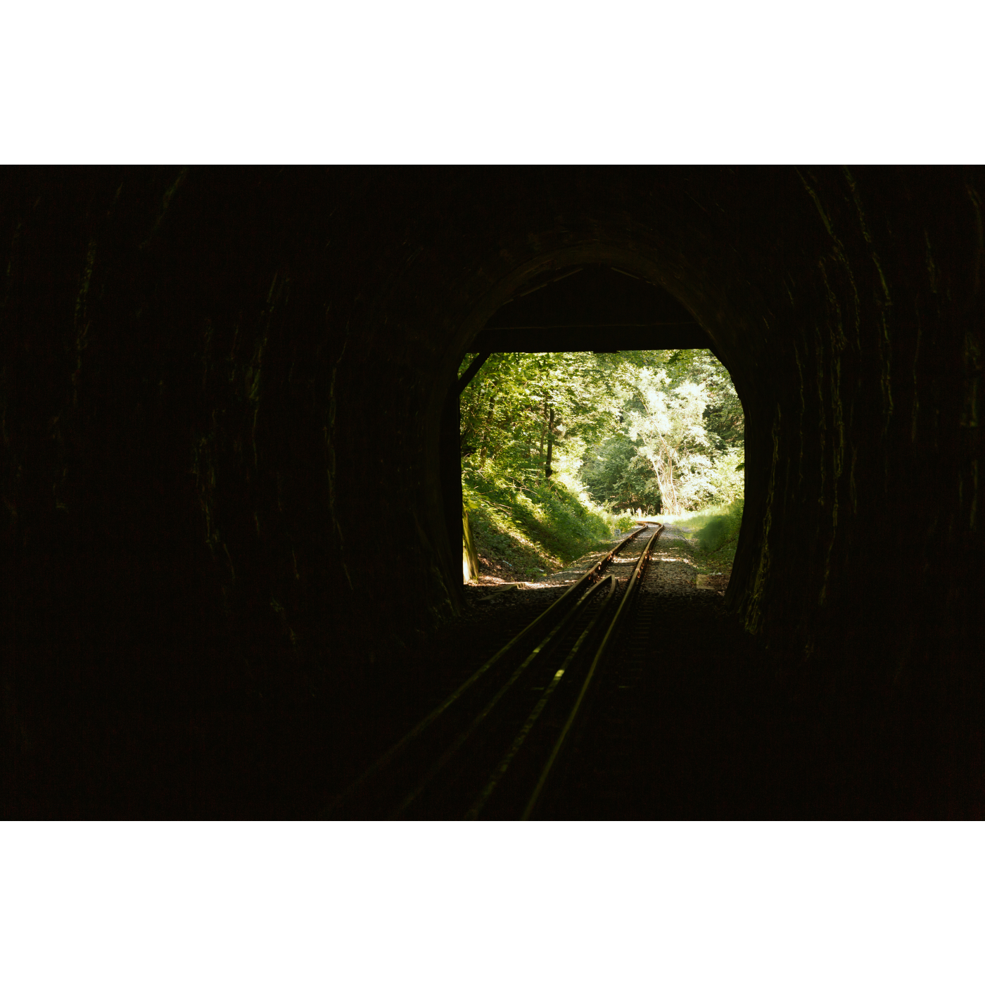 View from the tunnel outside