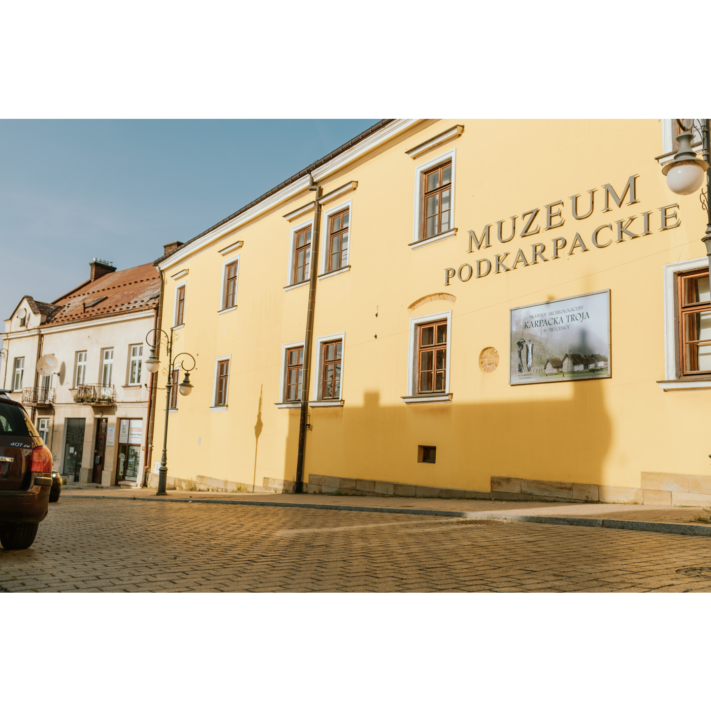 Boczna ściana muzeum