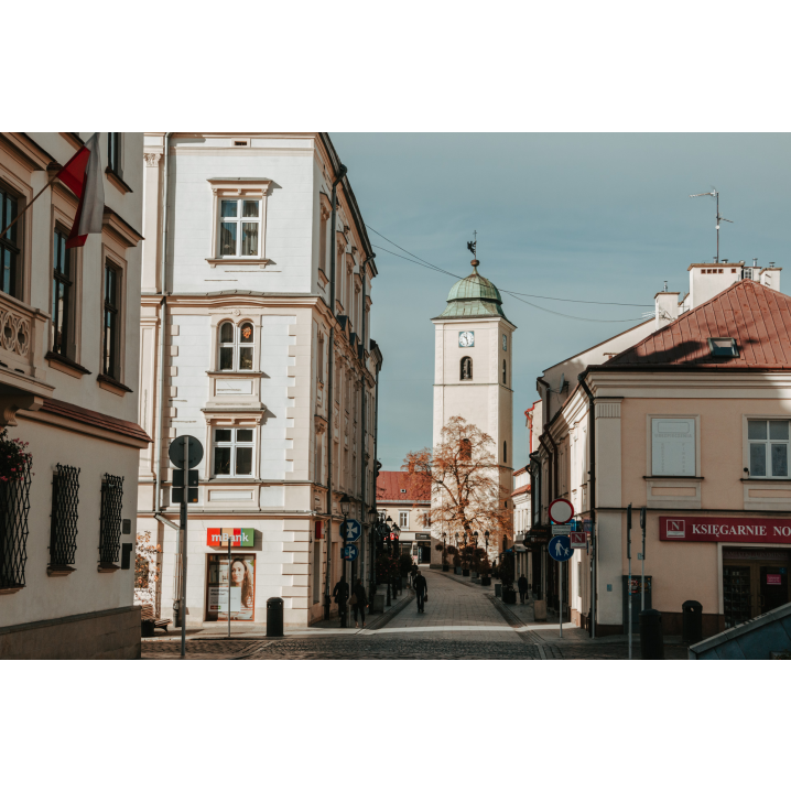 Cycling through small towns