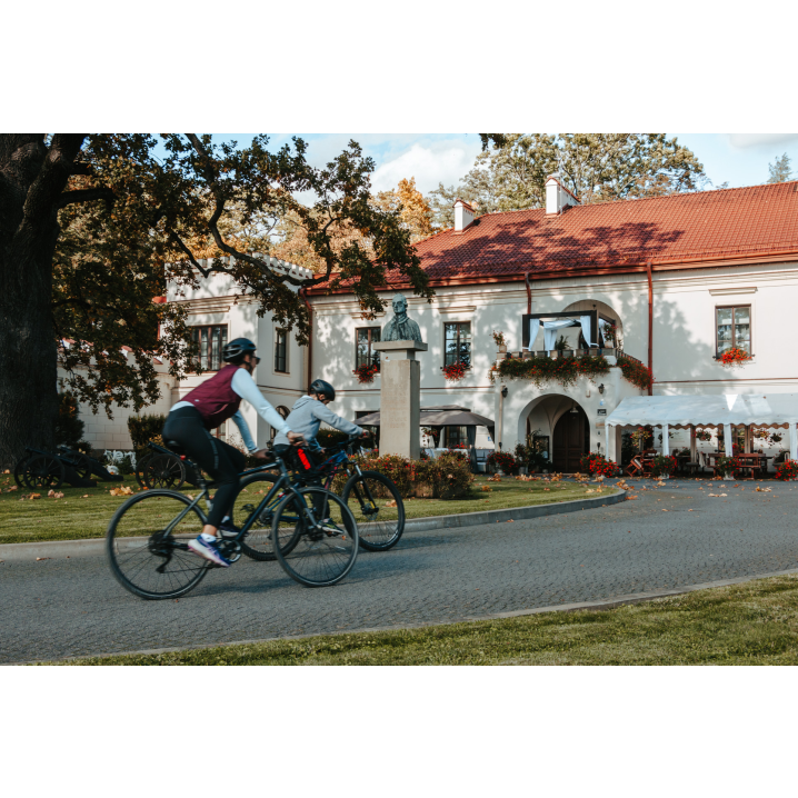 Cycling through small towns